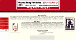 Desktop Screenshot of ottawakungfucentre.com